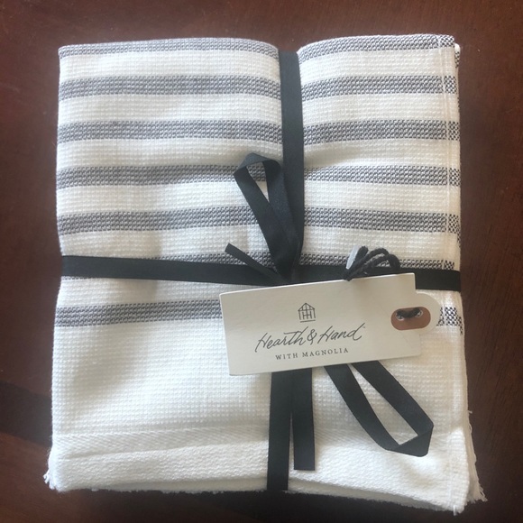 HEARTH AND HAND Magnolia 3pc Washcloth Set - Picture 2 of 2